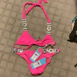 Beach bunny Jazmin Love Halter -bikini set.